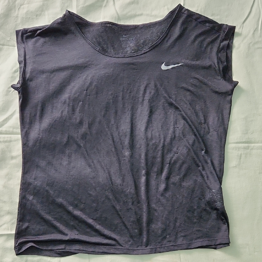 Nike Women's Black Muscle Tee